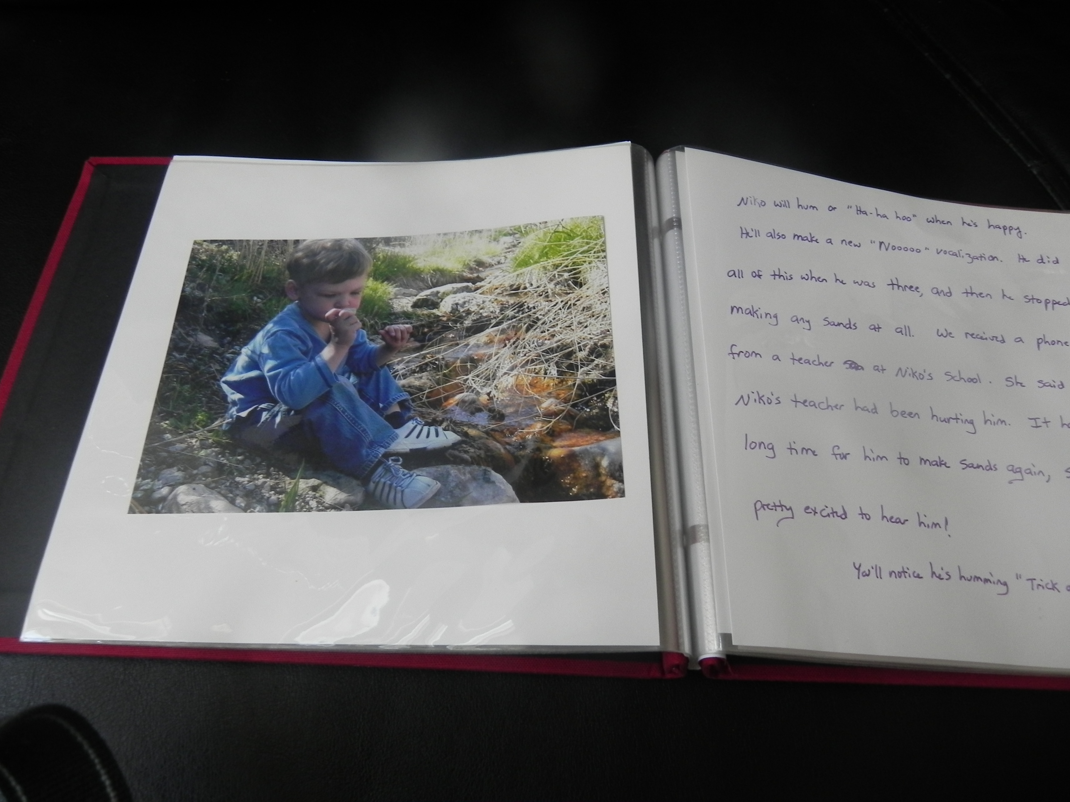 An example of a scrapbook.